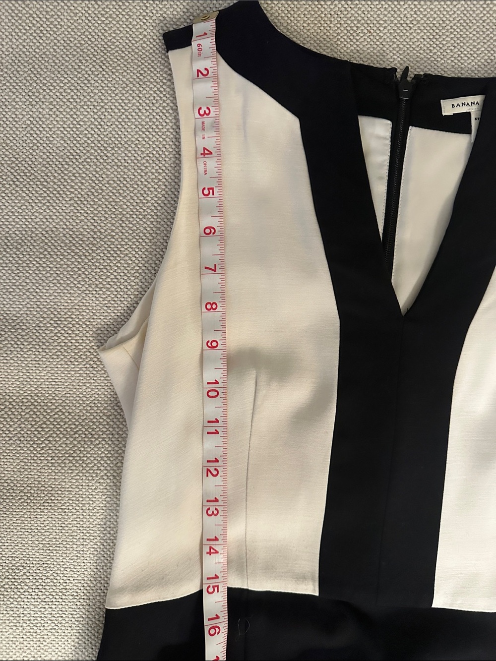 Banana Republic Black and White Mini Dress - Picture 10 of 11